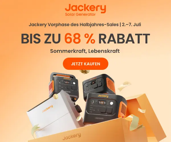 Jackery Halbjahres-Sale